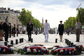 Olympic Flame in Paris - Day Two