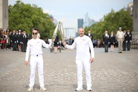 Olympic Flame in Paris - Day Two