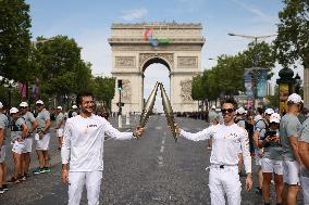 Olympic Flame in Paris - Day Two