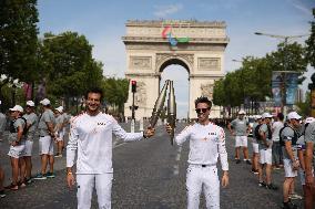 Olympic Flame in Paris - Day Two