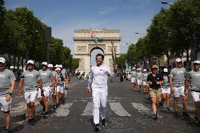 Olympic Flame in Paris - Day Two