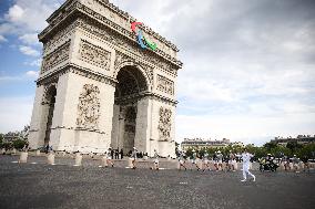 Olympic Flame in Paris - Day Two