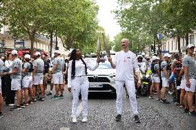Olympic Flame in Paris - Day Two