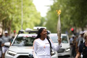 Olympic Flame in Paris - Day Two
