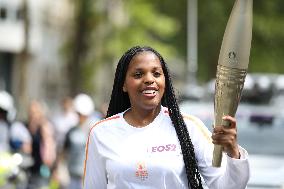 Olympic Flame in Paris - Day Two