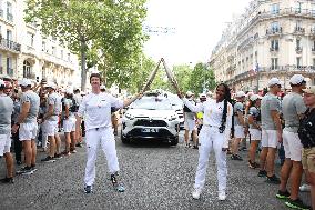 Olympic Flame in Paris - Day Two
