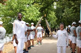 Olympic Flame in Paris - Day Two