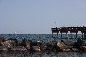 Centre Island Beach In Toronto, Canada