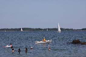 Centre Island Beach In Toronto, Canada