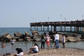 Centre Island Beach In Toronto, Canada