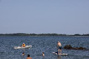 Centre Island Beach In Toronto, Canada