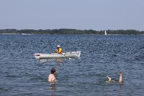 Centre Island Beach In Toronto, Canada