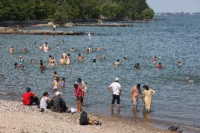 Centre Island Beach In Toronto, Canada