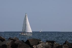 Centre Island Beach In Toronto, Canada