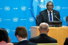 NY: United Nations Press Breifing On Sustainable Development In Africa