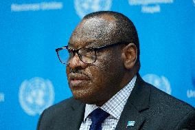 NY: United Nations Press Breifing On Sustainable Development In Africa