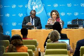 NY: United Nations Press Breifing On Sustainable Development In Africa