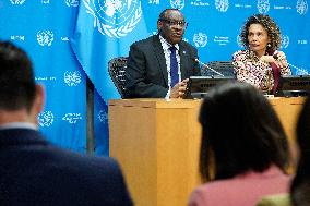 NY: United Nations Press Breifing On Sustainable Development In Africa