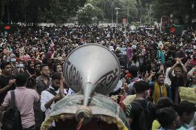 Clash Between Quota Protesters In Dhaka