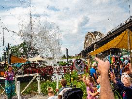 The Vierdaagsefeesten Started This Weekend In Nijmegen, Netherlands.