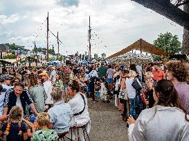 The Vierdaagsefeesten Started This Weekend In Nijmegen, Netherlands.