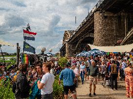 The Vierdaagsefeesten Started This Weekend In Nijmegen, Netherlands.