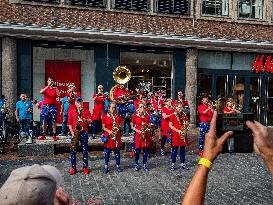 The Vierdaagsefeesten Started This Weekend In Nijmegen, Netherlands.