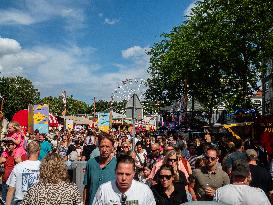 The Vierdaagsefeesten Started This Weekend In Nijmegen, Netherlands.