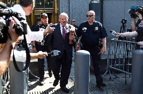 New Jersey Senator Menendez Appears In Court For Federal Bribery Charges