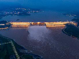 Three Gorges Dam Discharge Water