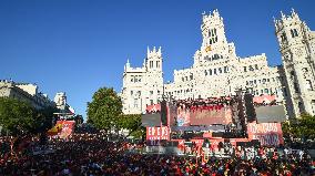 (SP)SPAIN-MADRID-FOOTBALL-EURO 2024-SPANISH NATIONAL TEAM-CELEBRATION