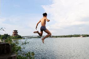 People Cool Off in Liuhzou