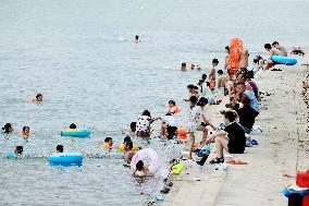 People Cool Off in Liuhzou