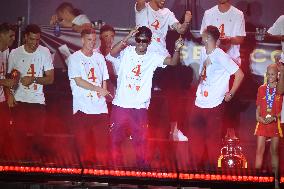 Players Celebrate Euro 2024 Win - Madrid