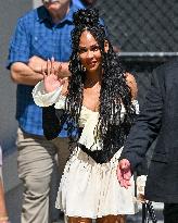 Meagan Good At Jimmy Kimmel Live - LA