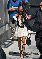 Meagan Good At Jimmy Kimmel Live - LA