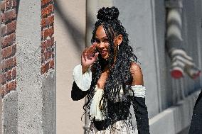 Meagan Good At Jimmy Kimmel Live - LA