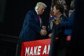 Trump Appears With Bandaged Ear At RNC - Milwaukee