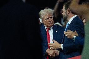 Trump Appears With Bandaged Ear At RNC - Milwaukee