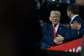 Trump Appears With Bandaged Ear At RNC - Milwaukee