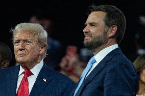 Trump Appears With Bandaged Ear At RNC - Milwaukee