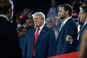 Trump Appears With Bandaged Ear At RNC - Milwaukee