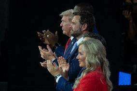 Trump Appears With Bandaged Ear At RNC - Milwaukee