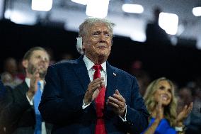 Trump Appears With Bandaged Ear At RNC - Milwaukee