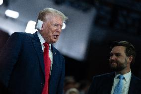 Trump Appears With Bandaged Ear At RNC - Milwaukee