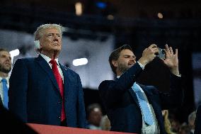 Trump Appears With Bandaged Ear At RNC - Milwaukee