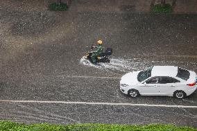 Heavy Rain Hit Qingdao