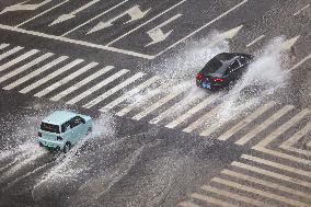 Heavy Rain Hit Qingdao