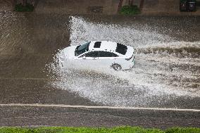 Heavy Rain Hit Qingdao