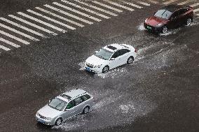 Heavy Rain Hit Qingdao